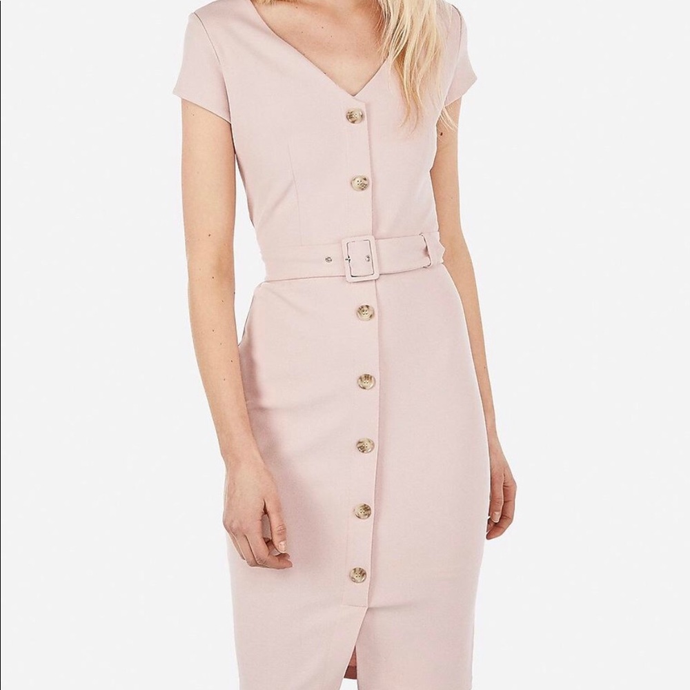 Pink midi Express Dress